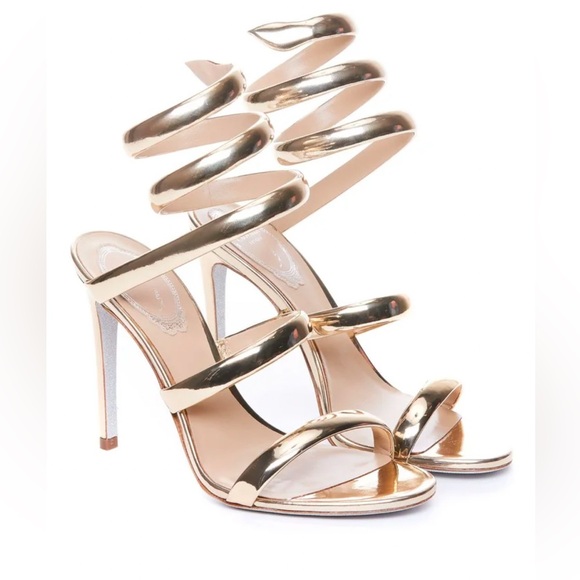 Rene Caovilla Cleo Mirrored SandalsSize: